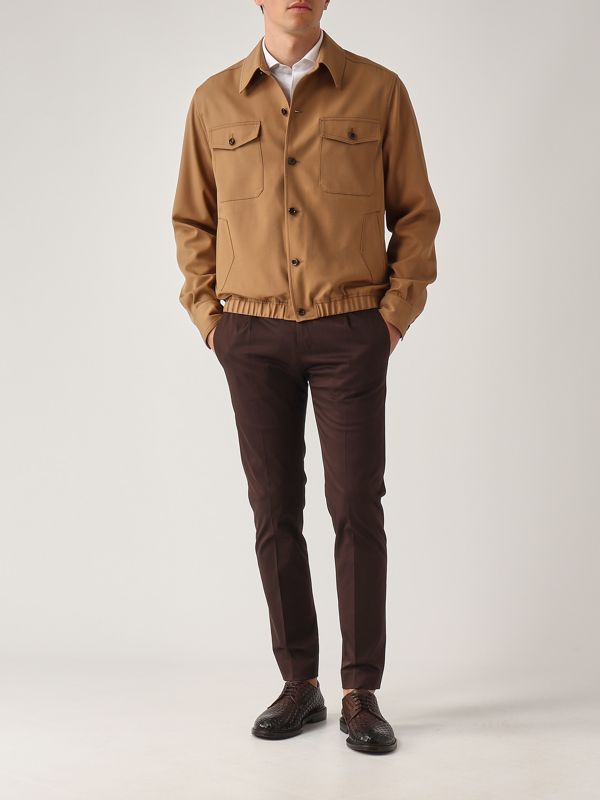 5. Veste en laine pour hommes Chameau Lardini eshonoresif64422