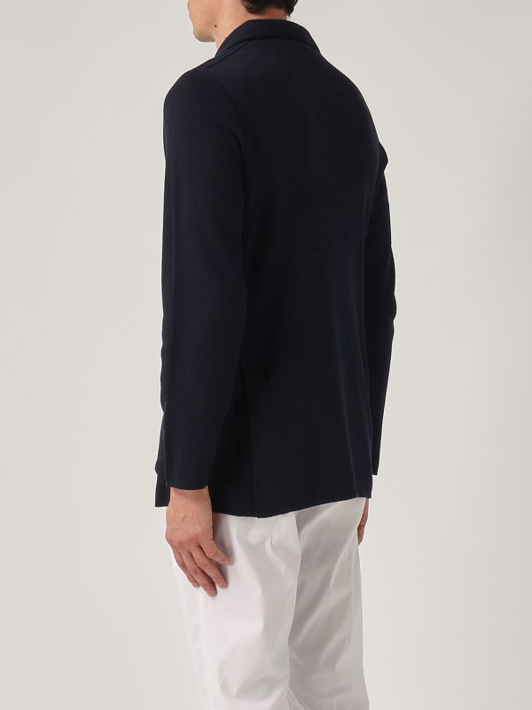 3. Giacca uomo in maglia di cotone Navy Lardini esljm56es64000