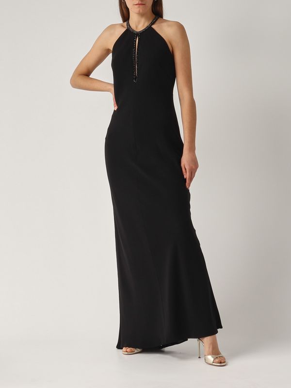 国内発送/送料関税込【MaxMara】ELEGANTE STUDIO Fernet Dress Fernet women's dress in crepe 2516221053600 Black