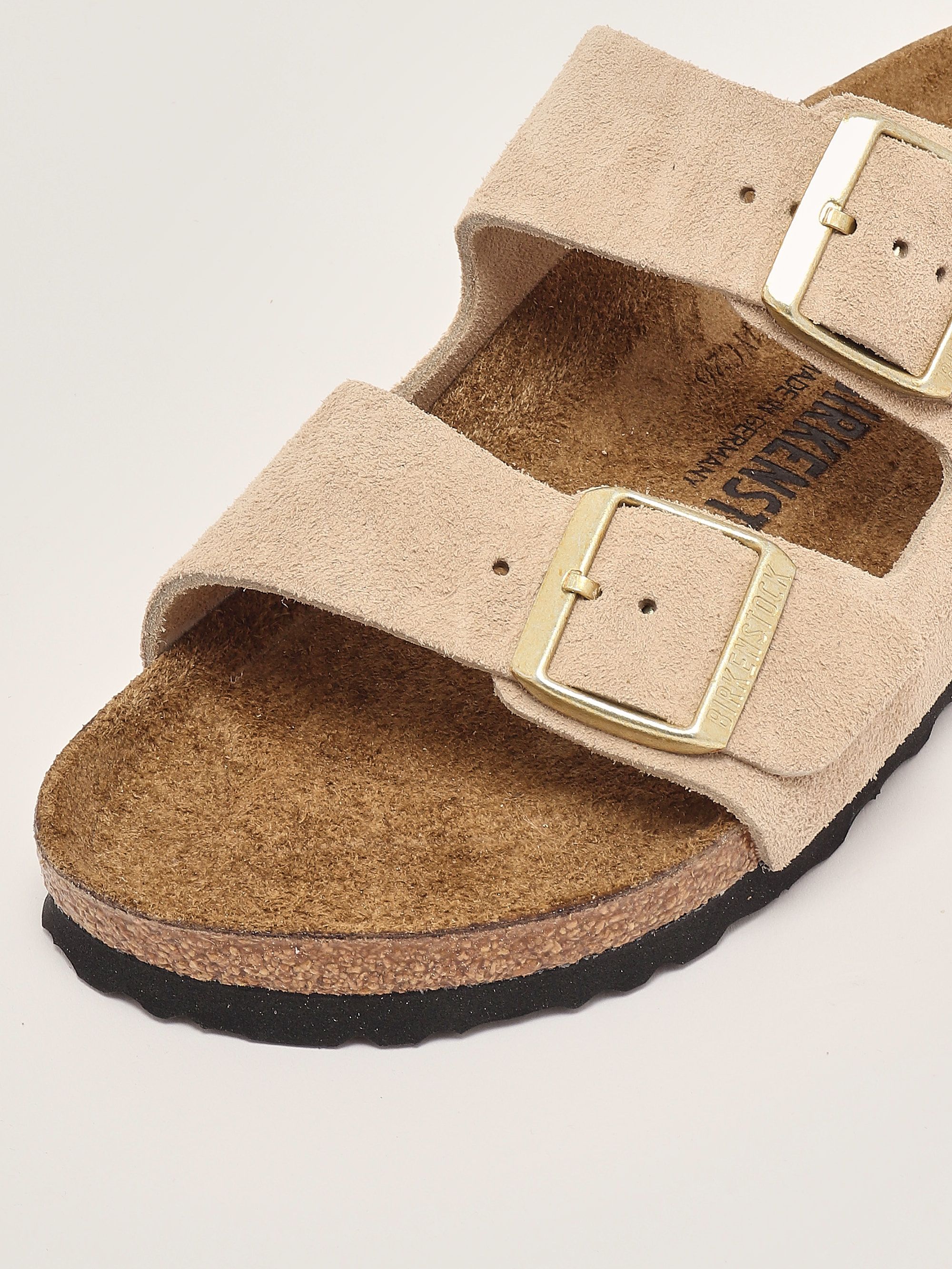 Arizona suede sandals for women 1029260 Sand | Caposerio.com