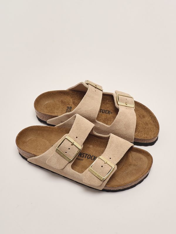 2. Sandale Arizona en daim pour femme Sable Birkenstock 1029260