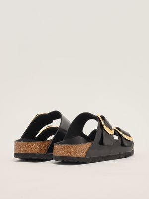3. Arizona Big Buckle - sandales en cuir pour femmes Noir Birkenstock 1021476