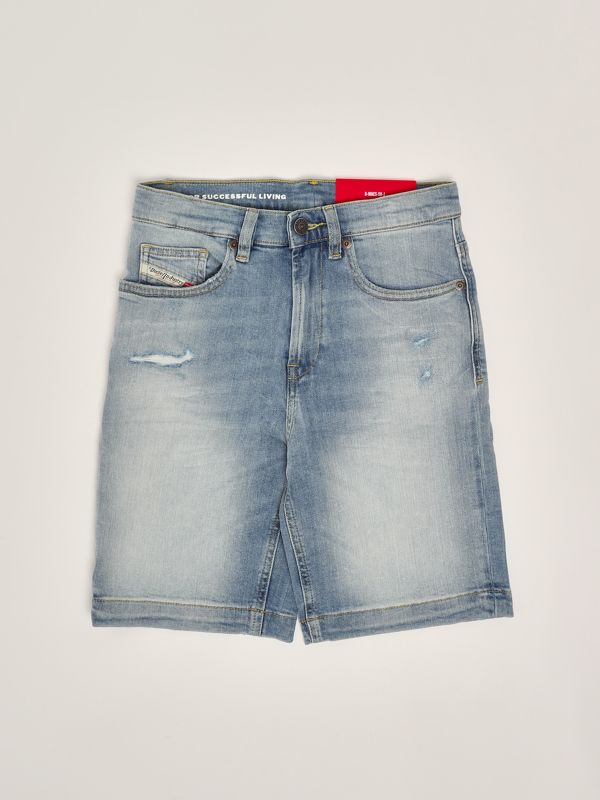 1. Bermudashorts aus Stretch-Baumwolle für Jungen Denim Diesel j00512kxbny