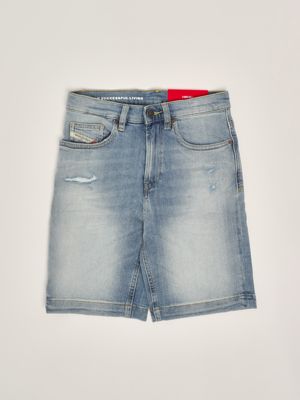 1. Bermudashorts aus Stretch-Baumwolle für Jungen Denim Diesel j00512kxbny