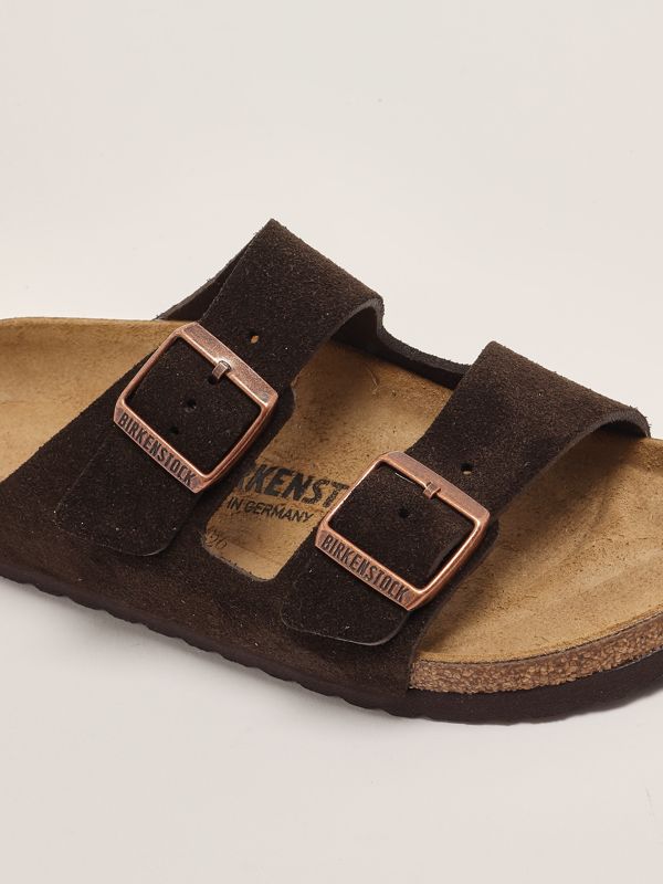 5. Arizona suede sandals Mocha Birkenstock 1027083