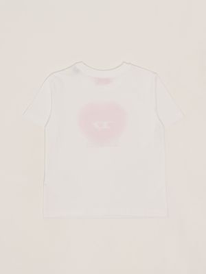 2. T-shirt en coton pour fille Blanc Diesel j022330catm