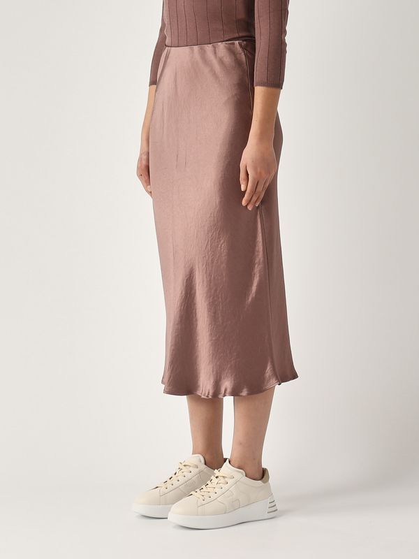 MAX MARA|SKIRTS (ALESSIO (16101017 011 / 16101017600 01 Alessio women's satin skirt 2516101017600 Old Rose