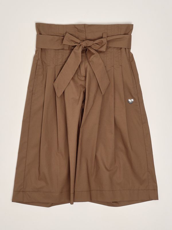 1. Pantalone bambina in cotone Marrone Monnalisa 17e4045117