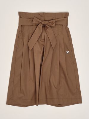 1. Pantalone bambina in cotone Marrone Monnalisa 17e4045117