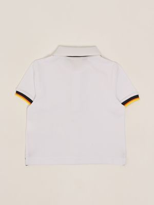 2. Poloshirt aus Stretch-Baumwolle für Jungen Weiß K-Way k6126lw