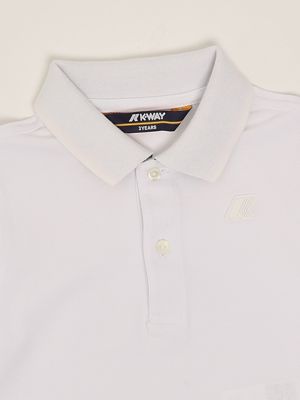 3. Poloshirt aus Stretch-Baumwolle für Jungen Weiß K-Way k6126lw