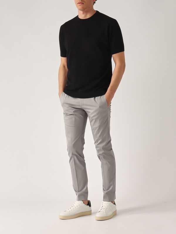 5. Men's lyocell and wool blend sweater Black Emporio Armani em001568af14854