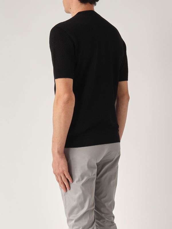 3. Men's lyocell and wool blend sweater Black Emporio Armani em001568af14854