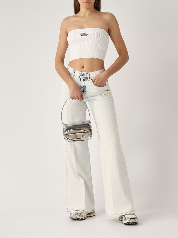5. Jeans donna 1978 D-Akemi in cotone stretch Denim Chiarissimo Diesel a0362409l33