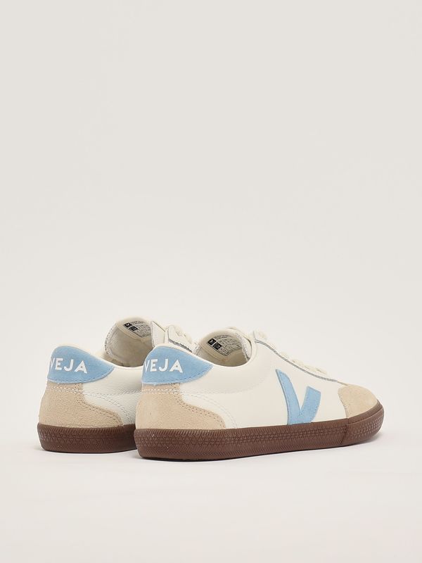 3. Volley women's sneakers in organic leather White-Blue Veja 2020505