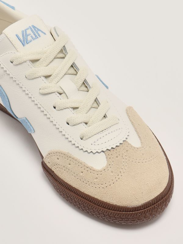 5. Volley women's sneakers in organic leather White-Blue Veja 2020505