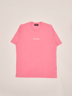 1. T-shirt en coton pour garçon Rose chargé Dsquared2 dq2823d004g
