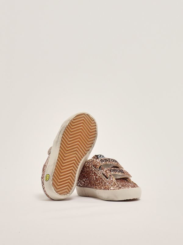 4. Old School baby sneakers with glitter Fishing Golden Goose gjf00111f007034