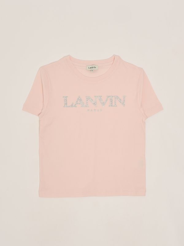 1. T-shirt en coton pour fille Rose Lanvin n30193