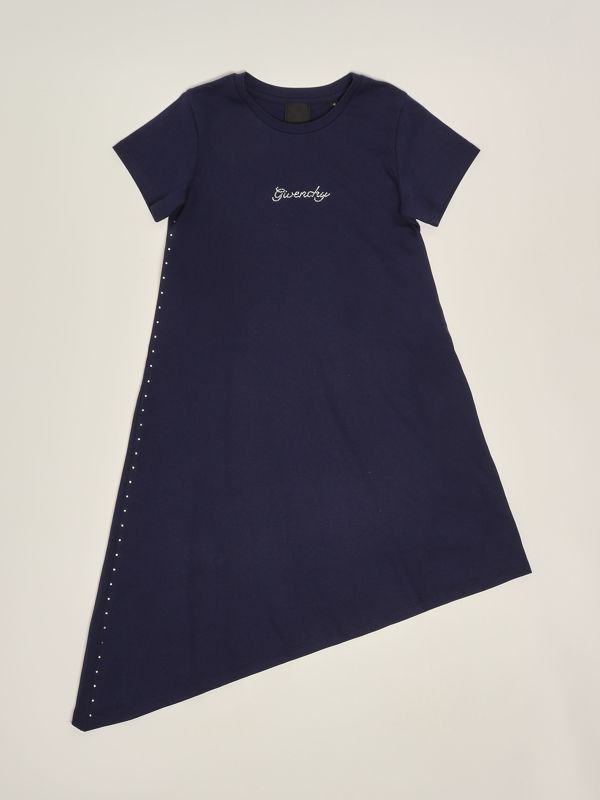1. Girl's cotton dress Blue Givenchy h30779