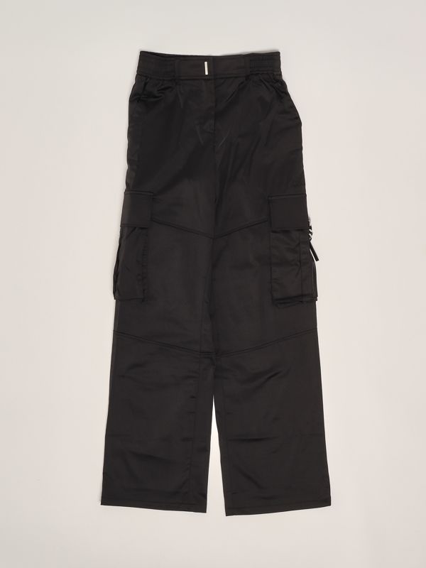 1. Pantalone bambina in tessuto tecnico Nero Givenchy h30766