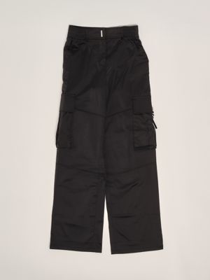 1. Pantalone bambina in tessuto tecnico Nero Givenchy h30766
