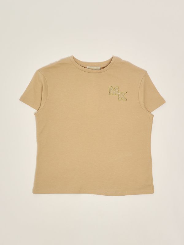 1. T-shirt bambina in cotone Corda Michael Kors r30317