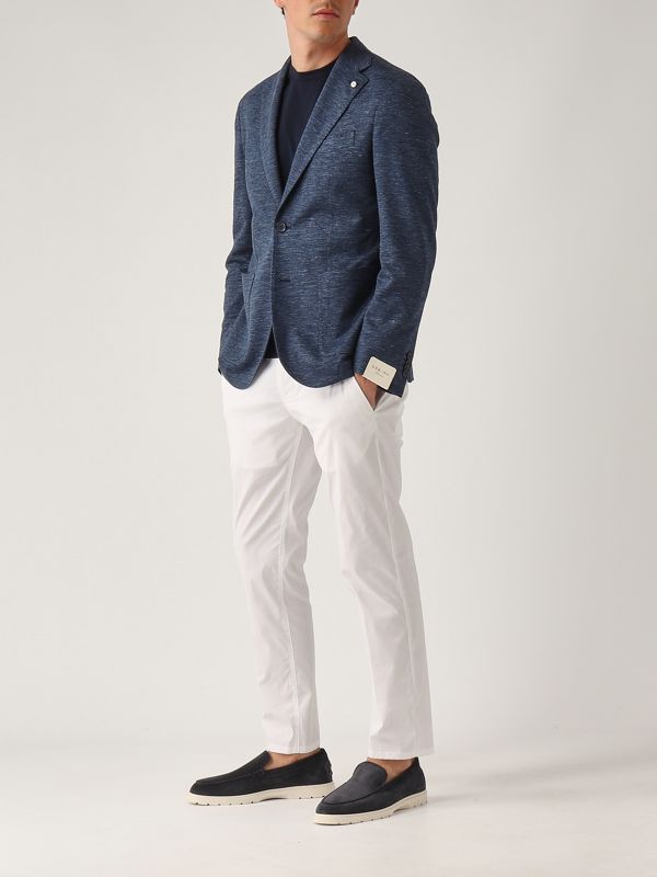 5. Giacca uomo in lino e cotone Denim L.B.M. 1911 281155205