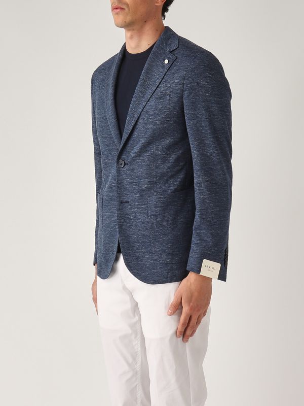 2. Giacca uomo in lino e cotone Denim L.B.M. 1911 281155205