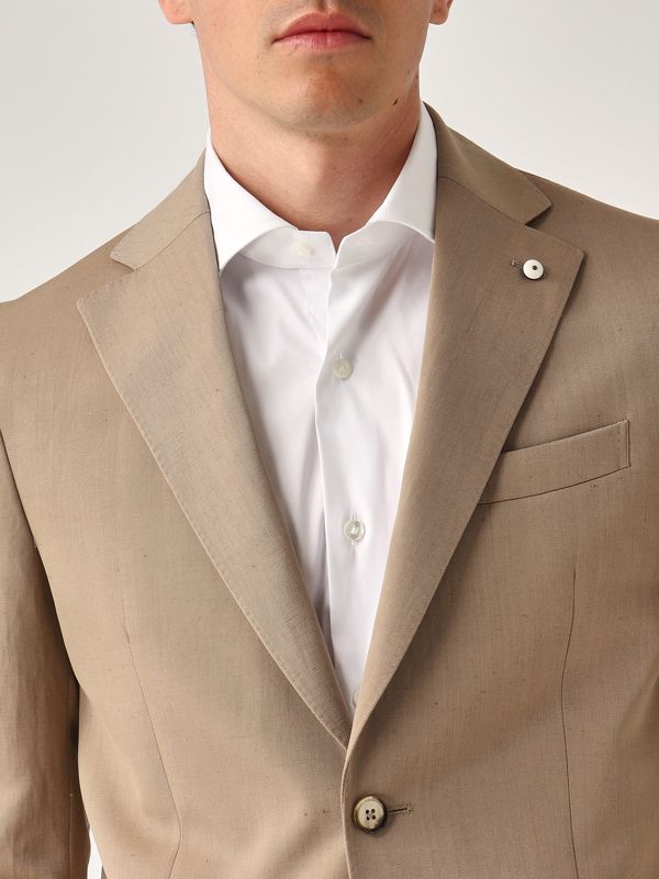 5. Men's wool and linen suit Sand L.B.M. 1911 Sport 368554242