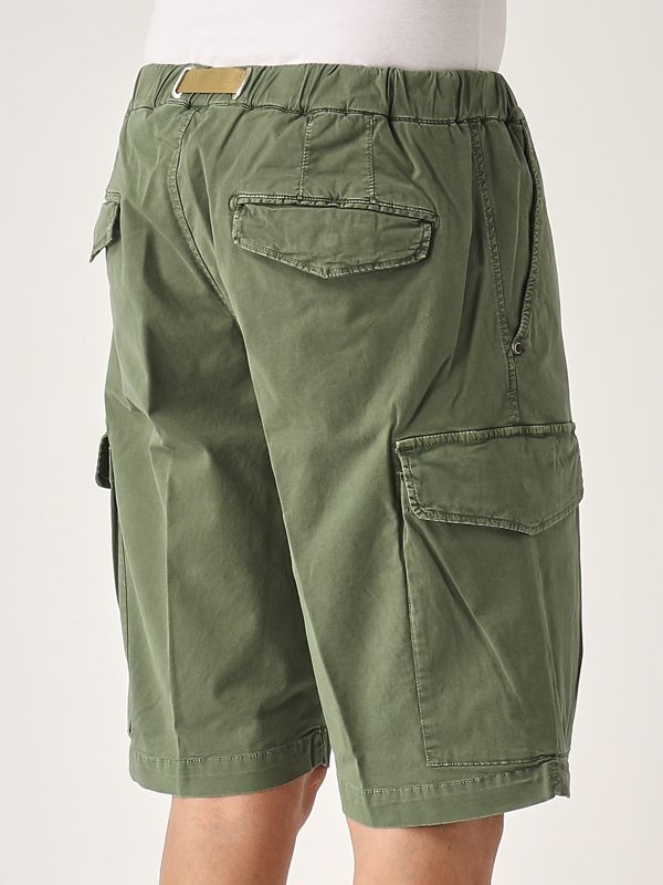 4. Bermudas para hombre en mezcla de algodón Militar White sand 25su50267