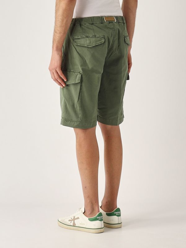 3. Bermudas para hombre en mezcla de algodón Militar White sand 25su50267