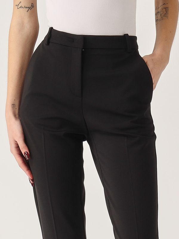 PINKO PANTALONE IN PUNTO STOFFA BELLO NERO – Caneva '937