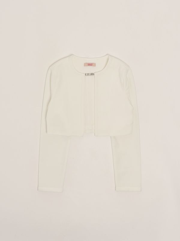 1. Girl's jersey jacket White Liu Jo ga5006j4633