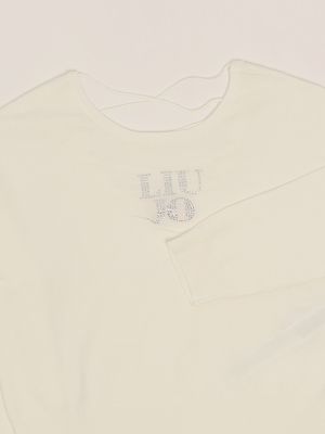 3. Pullover aus Viskosemischung für Mädchen Weiß Liu Jo ga5128ms49i