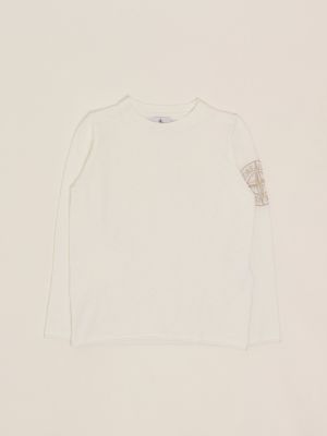 【送料&関税込】Maison KitsunAC Ivory Cotton Blend Sweater Cotton sweater STONE ISLAND - Nugnes1920