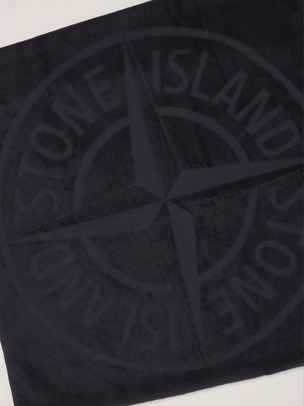 2. Telo mare bambino in spugna Navy Stone Island Junior k1s169700001s0062