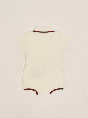 2. Tutina neonato in misto cotone Bianco