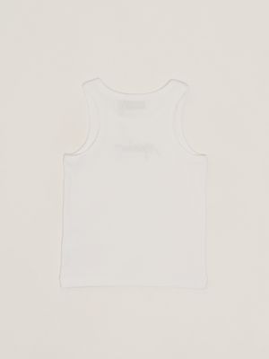 2. Girl's cotton blend top Optical White Moschino hdm06mlba39