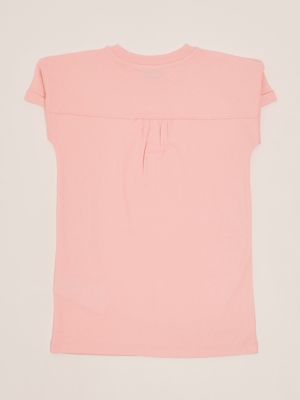 2. Girl's stretch cotton dress Pink Moschino hdv0g9laa40