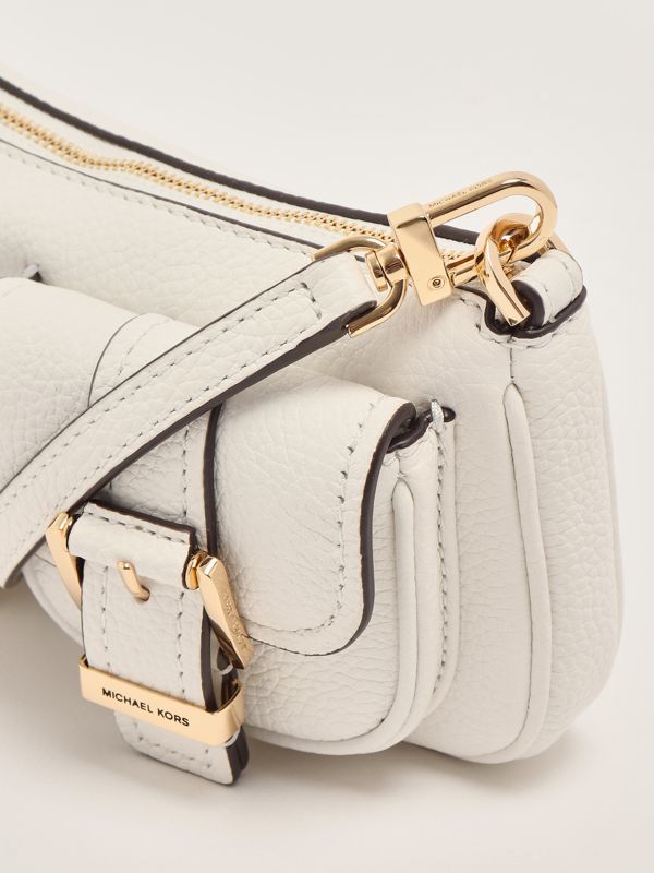 Michael Kors Zoe women's leather bag - White | Caposerio.com