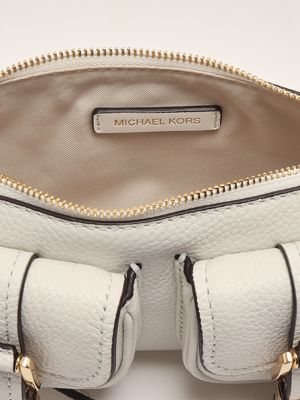4. Sac en cuir Zoe pour femme Blanc Michael Kors 32s5gzcu1l