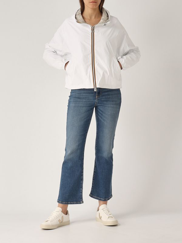 K-Way Women's Laurette Plus.2 Double Jacket - White | Caposerio.com