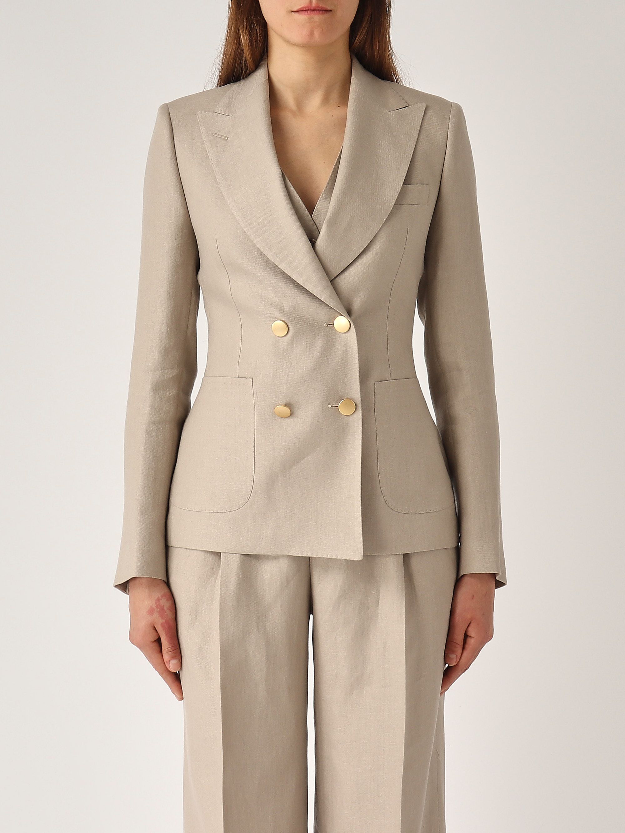 J-Coral women's linen jacket 340021jcoral1ek Rope
