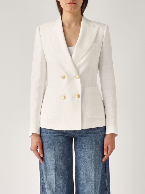 1. Chaqueta de mujer J-Coral Blanco Óptico Tagliatore 340159jcoral1ek