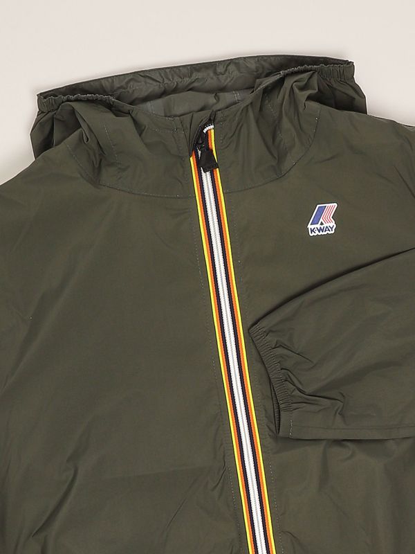 3. Veste en nylon Le Vrai 4.0 Claude pour enfant Militaire K-Way k61336w