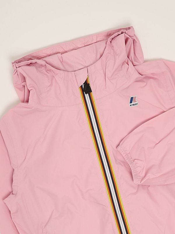 3. Veste en nylon Le Vrai 4.0 Claude pour enfant Rose K-Way k61336w