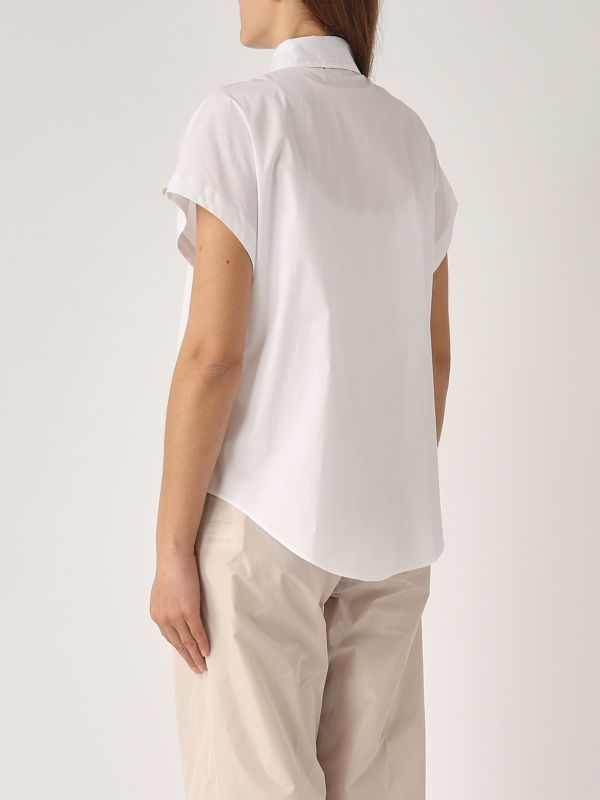 3. Women's cotton poplin shirt White Herno bl000017dm0113176
