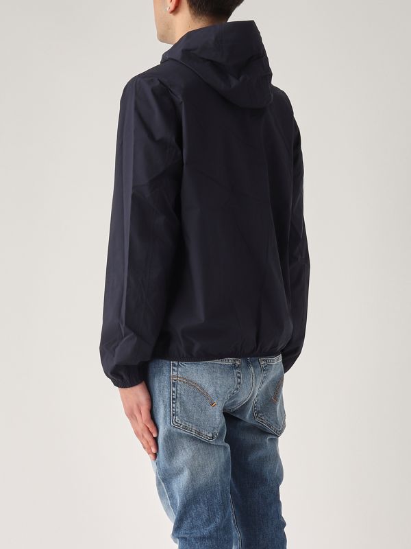 2. Giacca uomo Jake Stretch Dot Blu Navy K-Way k5127qw