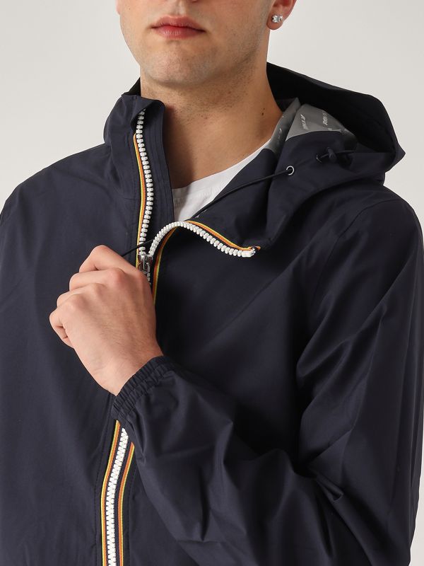 3. Giacca uomo Jake Stretch Dot Blu Navy K-Way k5127qw
